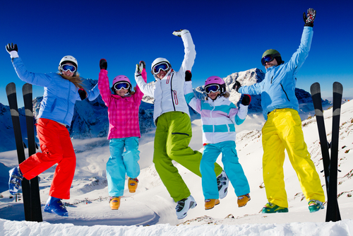 setting out a ski trip, Charter Bus Rental Texas