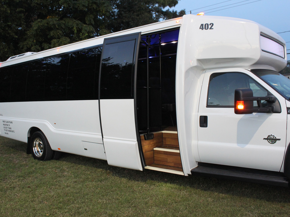 Gathering Vehicle at Hotels, Houston Texas Party Bus